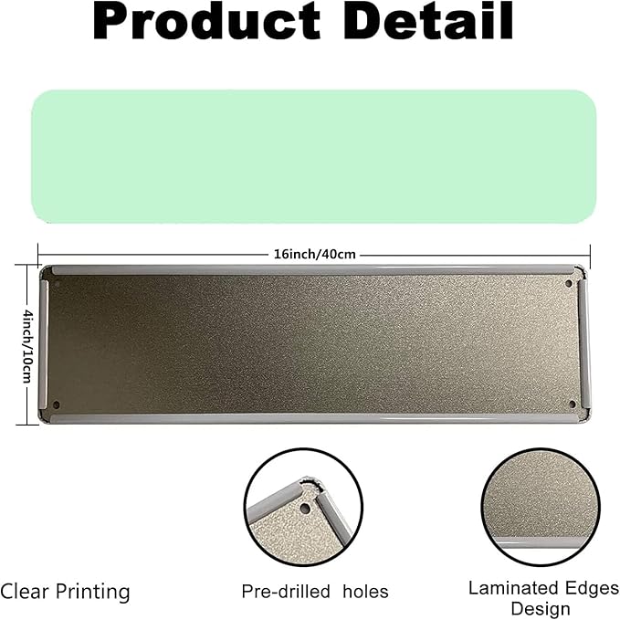 "Watch Your Head 7 Ft Clearance" Metal Warning Sign - 16x4 Inch Rustic Height Limit Plaque for Low Ceilings & Doorways - Vintage Safety Sign for Garage, Basement & Workshop